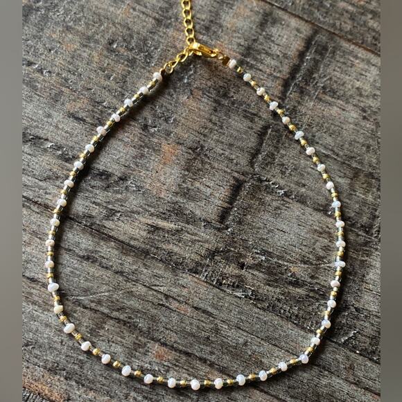 NEW Freshwater Pearl & Gold Anklet - Picture 6 of 11